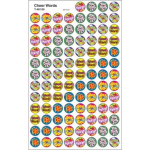 Cheer Words superSpots&reg; Stickers, 800 ct