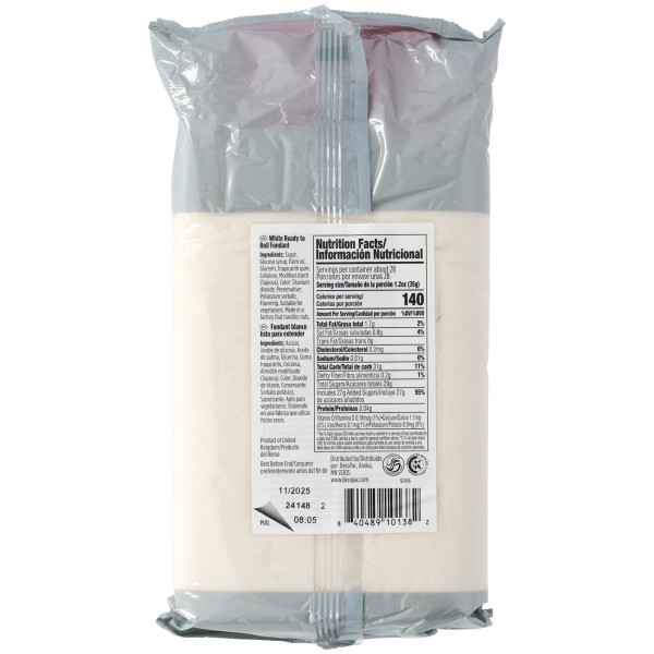 Renshaw White 2.2 lb. - Red 3 Free Fondant