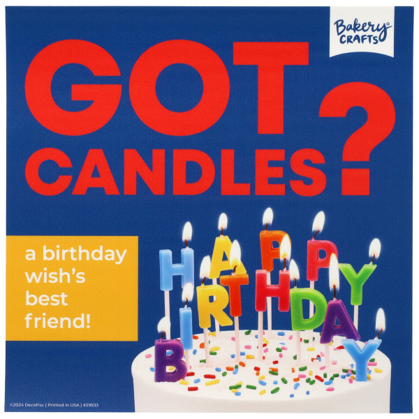 Got Candles? Cling Merchandising Kit