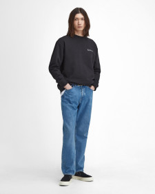 Felpa girocollo oversize in cotone spazzolato Nicholas 