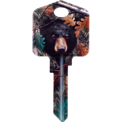 Deep Woods Black Bear Key Blank Kwikset 66/97 KW1/10