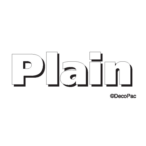 Plain Promotional Label