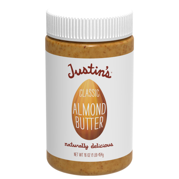 JUSTIN'S (r) Classic Almond Butter 6/16 Ounce . C1C1 - Front Center In Package (Hi Res)