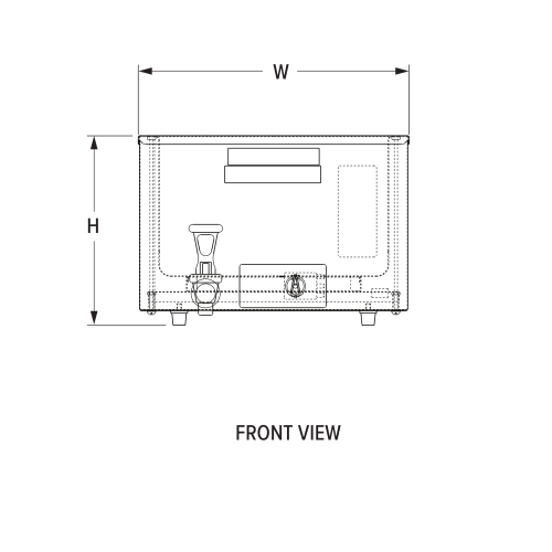 Engineering front view