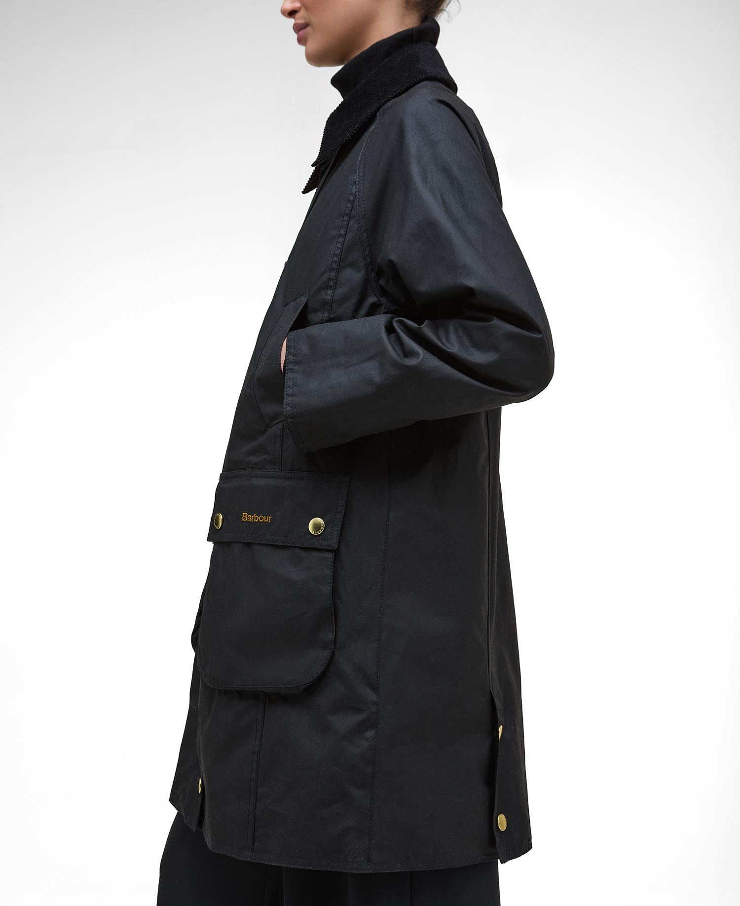 Long Beadnell Waxed Jacket image number 6
