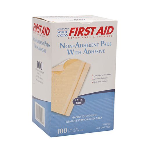 Dukal Sterile Adhesive Nonadherent Pad, 2 x 3 Inch