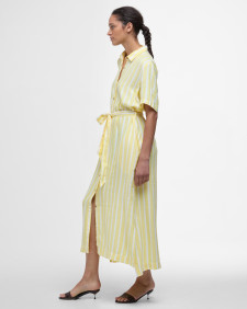 Adelaide Maxi Dress Sunray Yellow Stripe
