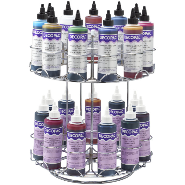 Rotating Bottle Rack For Colors Decorating Tools