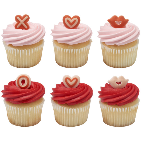 Hugs & Kisses - Red 3 Free Dec-Ons® Decorations