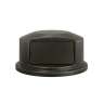 Rubbermaid Commercial, BRUTE, Dome, Resin, Black, Receptacle Lid