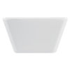Small square melamine cubic display bowl in white