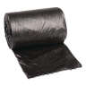 Pitt Plastics, Mini-Roll HDPE , 60 gal Capacity, 38 in Wide, 60 in High, 16 Microns Thick, Black
