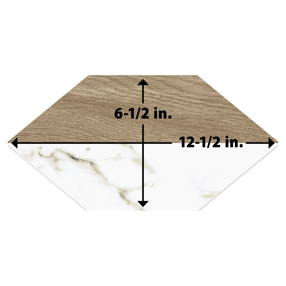 Llama Kayak Lagom Nature 6-1/2 in. x 12-1/2 in. Porcelain Floor and Wall Tile