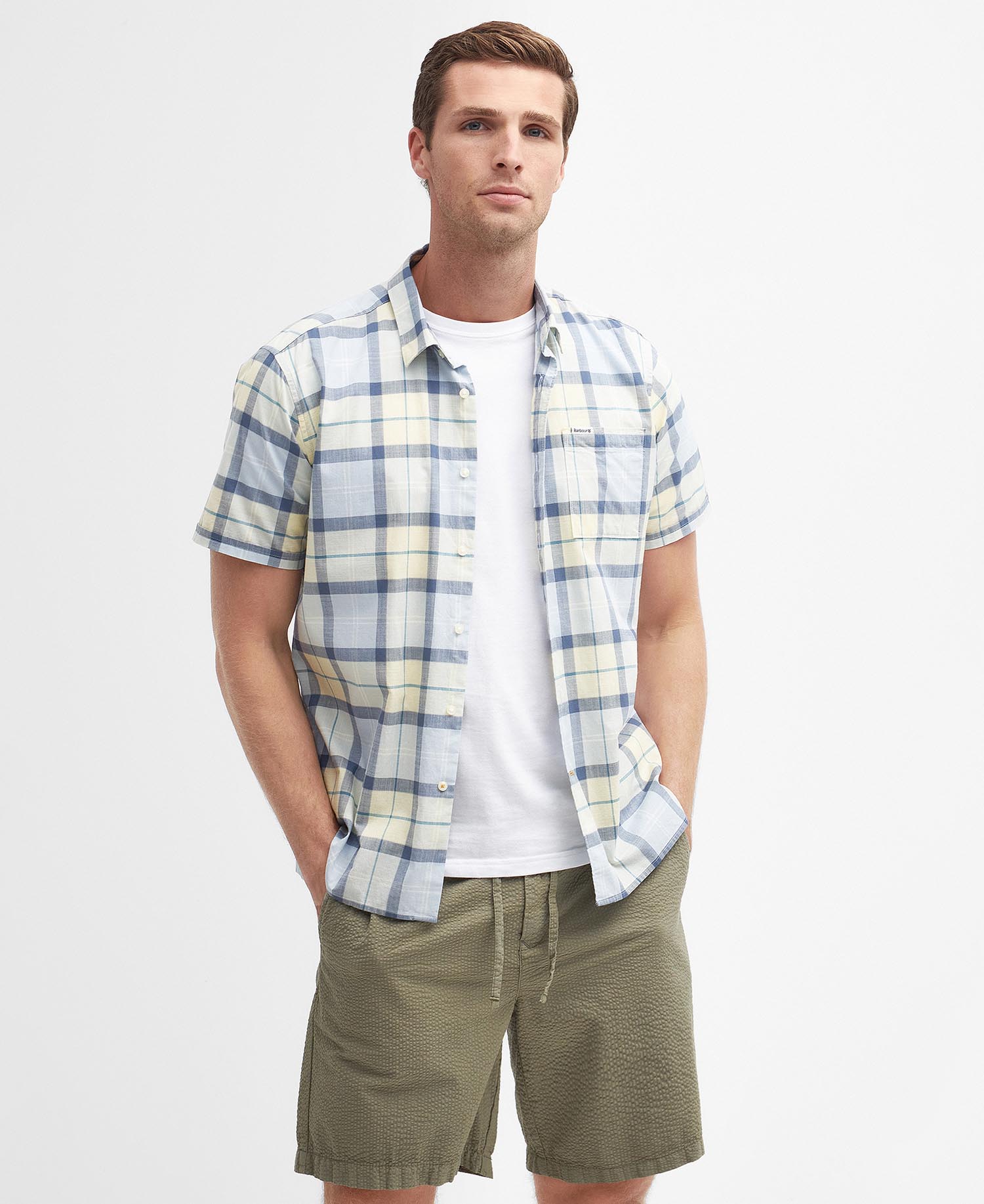 Camicia sartoriale a maniche corte Gordon image number 0
