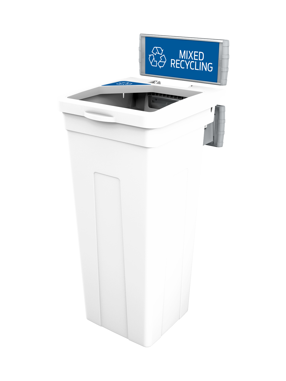 RISE – Single – Kit – Mixed Recycling – Full – White