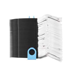 Dixie, Ultra Smartstock Series-W Heavy-weight Polypropylene Plastic Wrapped Fork Refill, Black