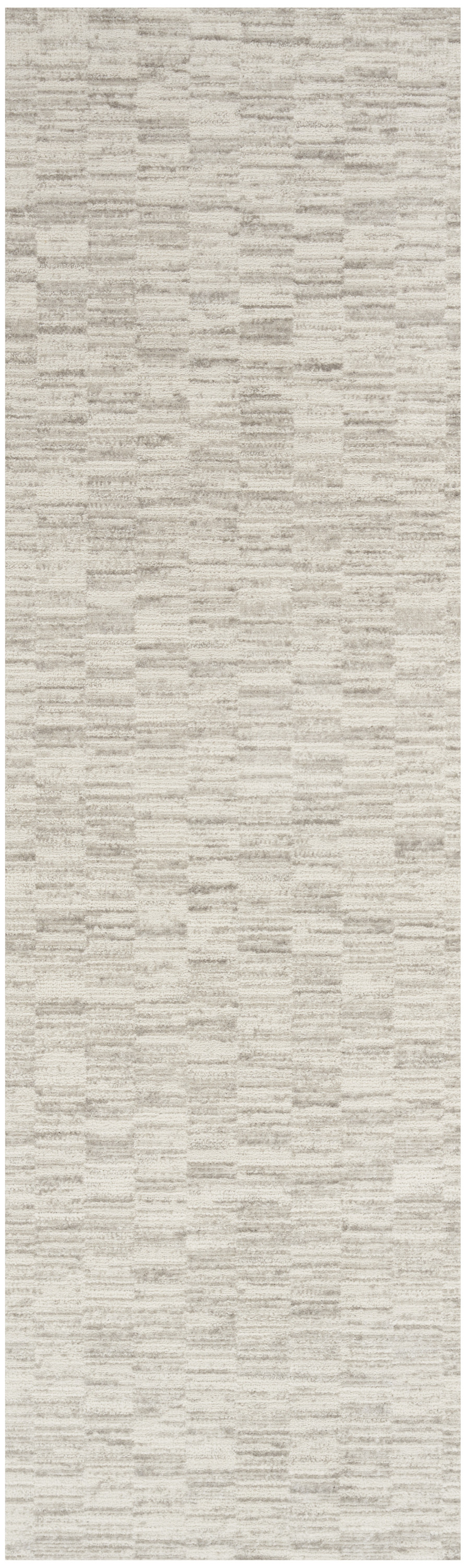 Calvin Klein CK029 Captivating 2'3" x 7'3" Ivory Grey Modern Indoor Rug