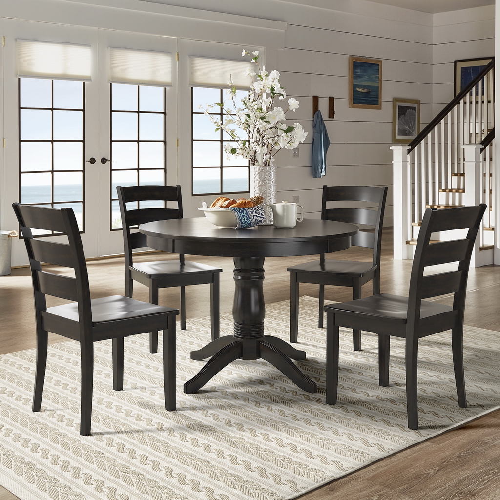 Wood 5-Piece Breakfast Nook Set