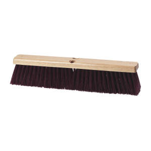 Carlisle, Flo-Pac®, 24in, Crimped Sweep, Polypropylene Bristles, Maroon