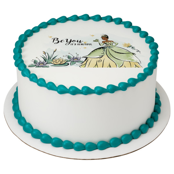 Disney Princess Tiana Be You It's Beautiful  PhotoCake® Edible Image®
