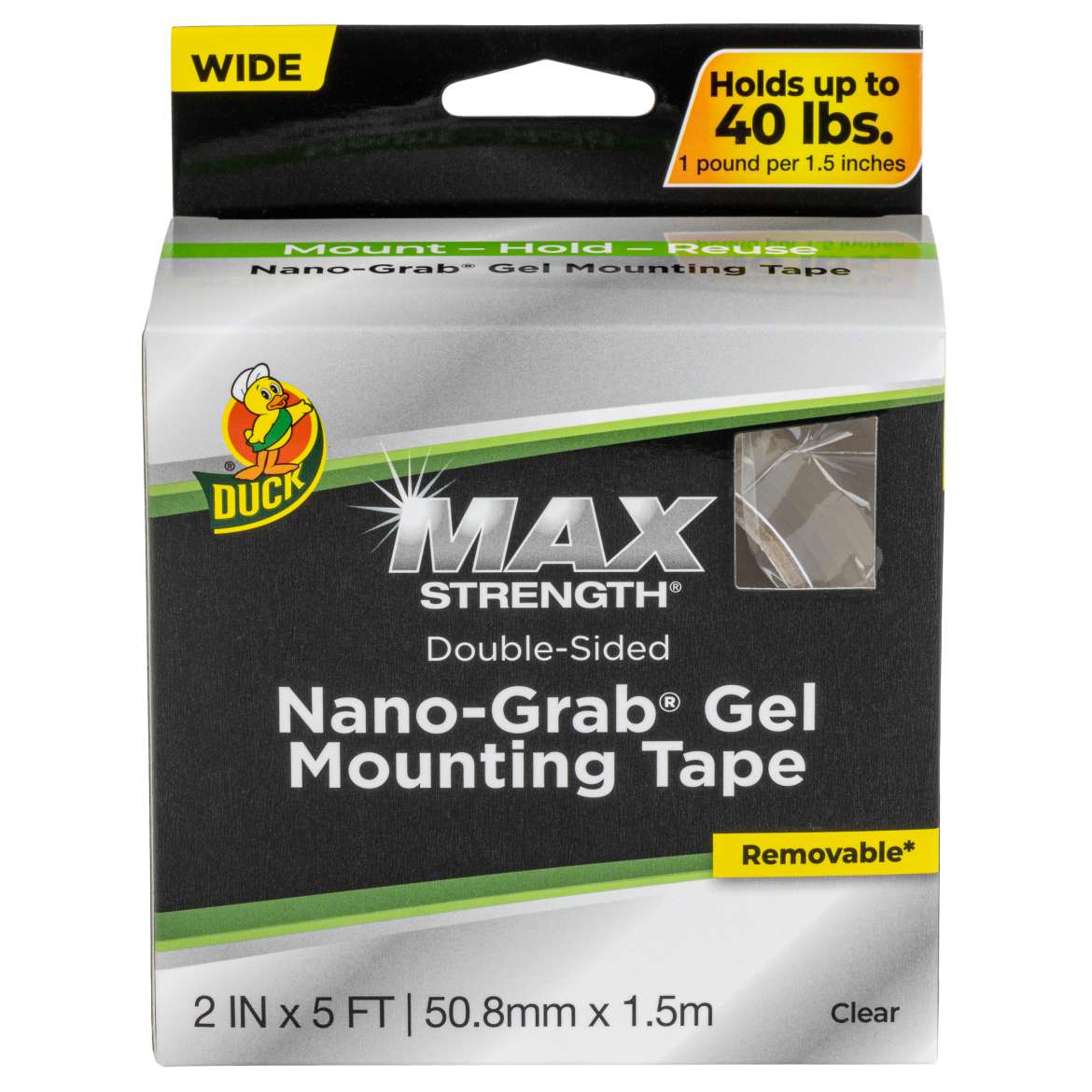 Duck Max Strength® Nano-Grab® Gel Tape