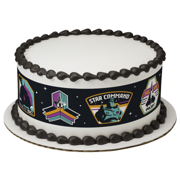 Disney and Pixar's Lightyear Reaching Hyperspeed PhotoCake® Edible Image® Strips