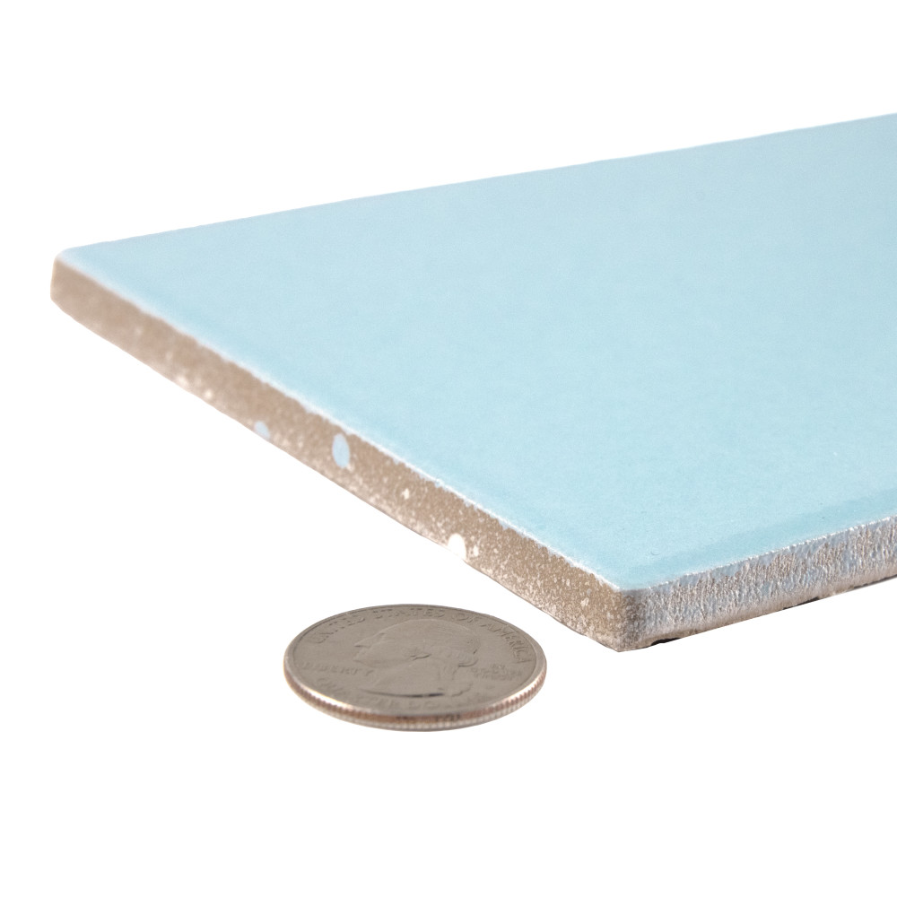 Piscina Glossy Light Blue with BioTech 4-3/4 in. x 9-5/8 in. Porcelain Floor and Wall Tile