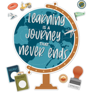 Let's Explore Learning Is a Journey Bulletin Board Set