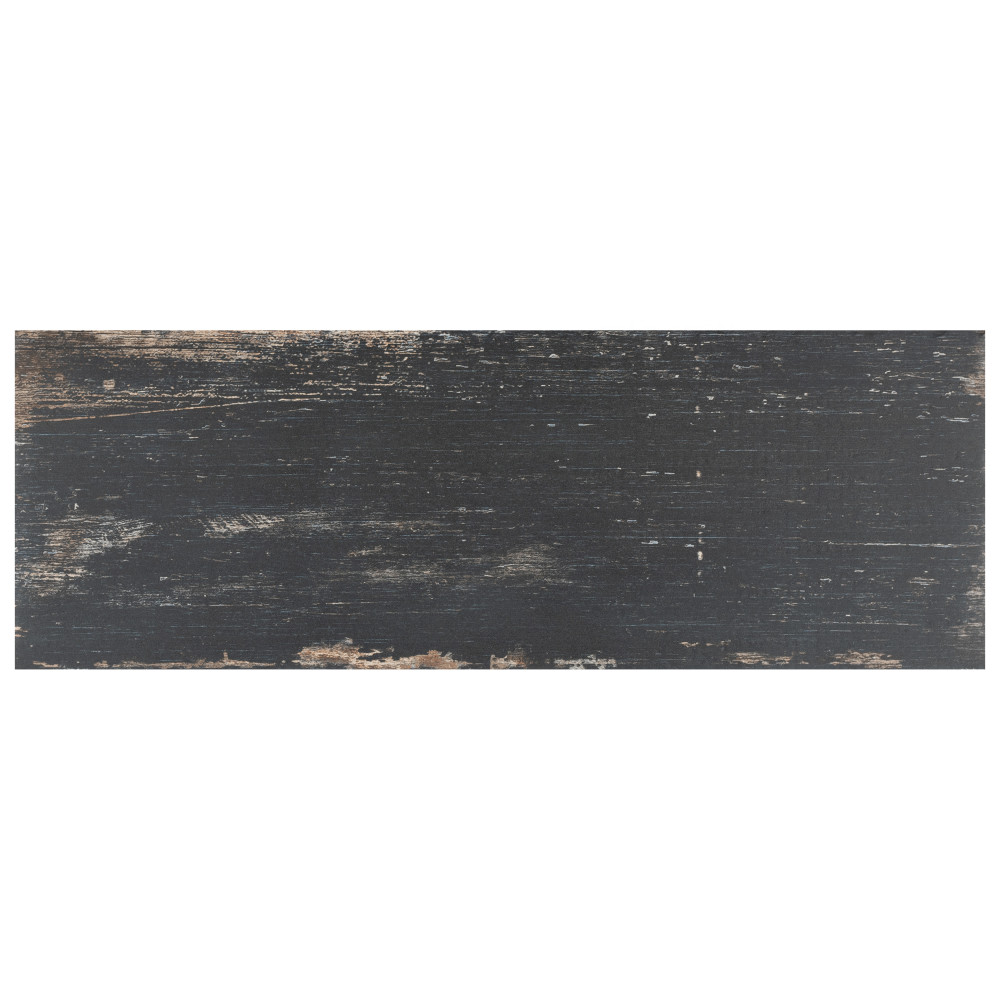 Retro Nero 8-1/4 in. x 23-1/2 in. Porcelain Floor and Wall Tile