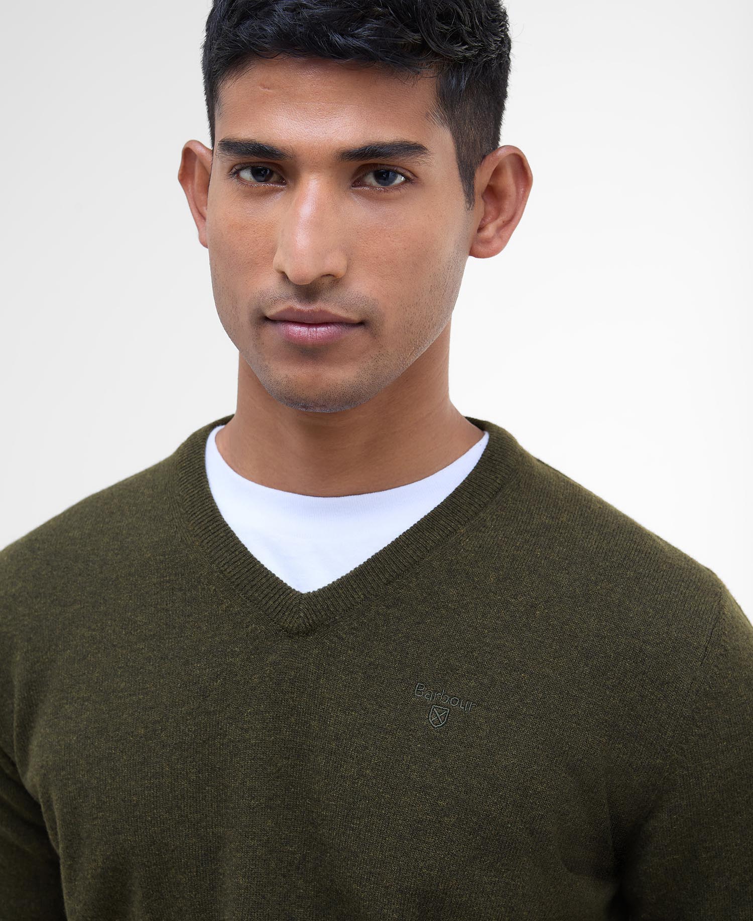Essential V-Neck Jumper image number 3