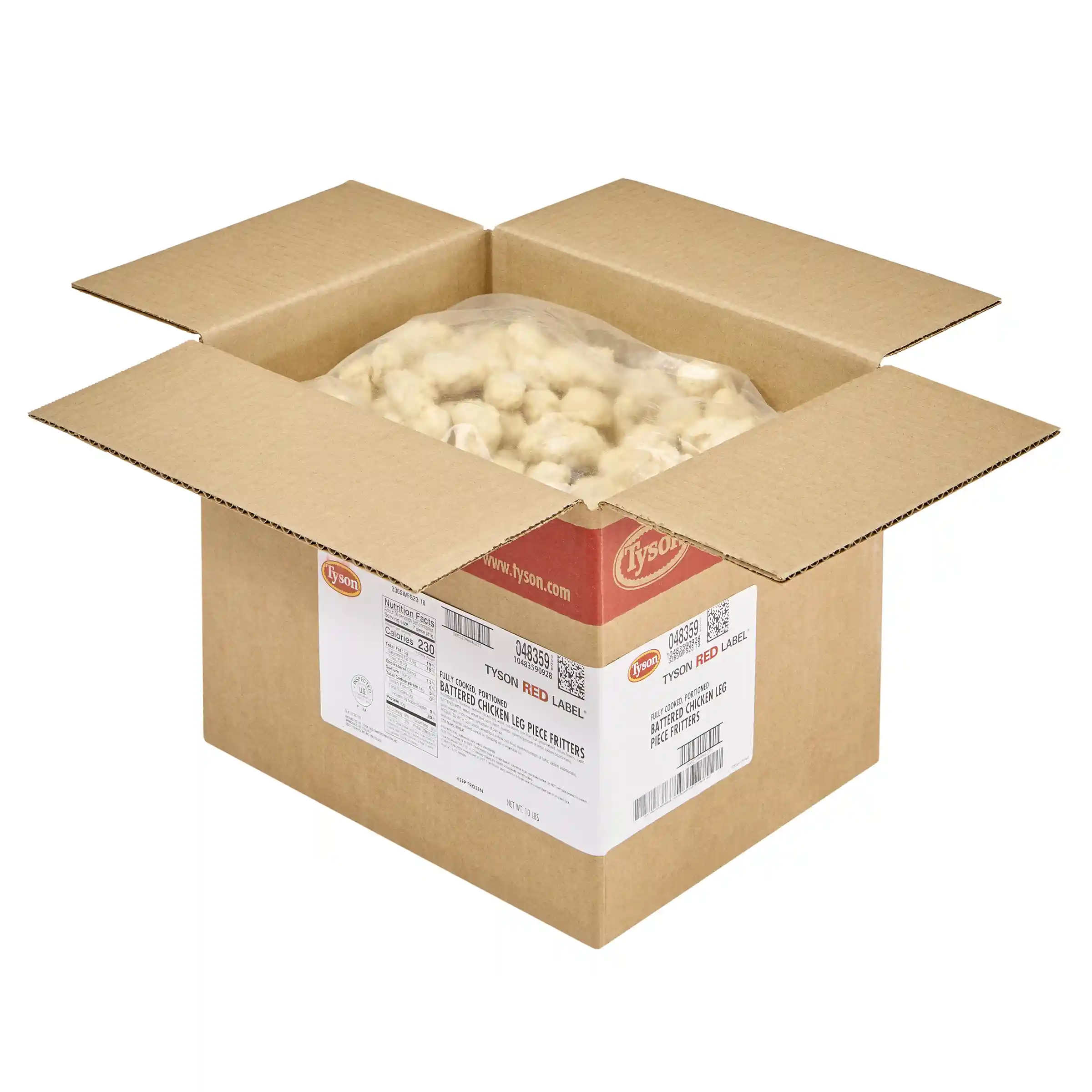 Tyson Red Label® Fully Cooked All Natural* Battered Leg Meat Pieces_image_4