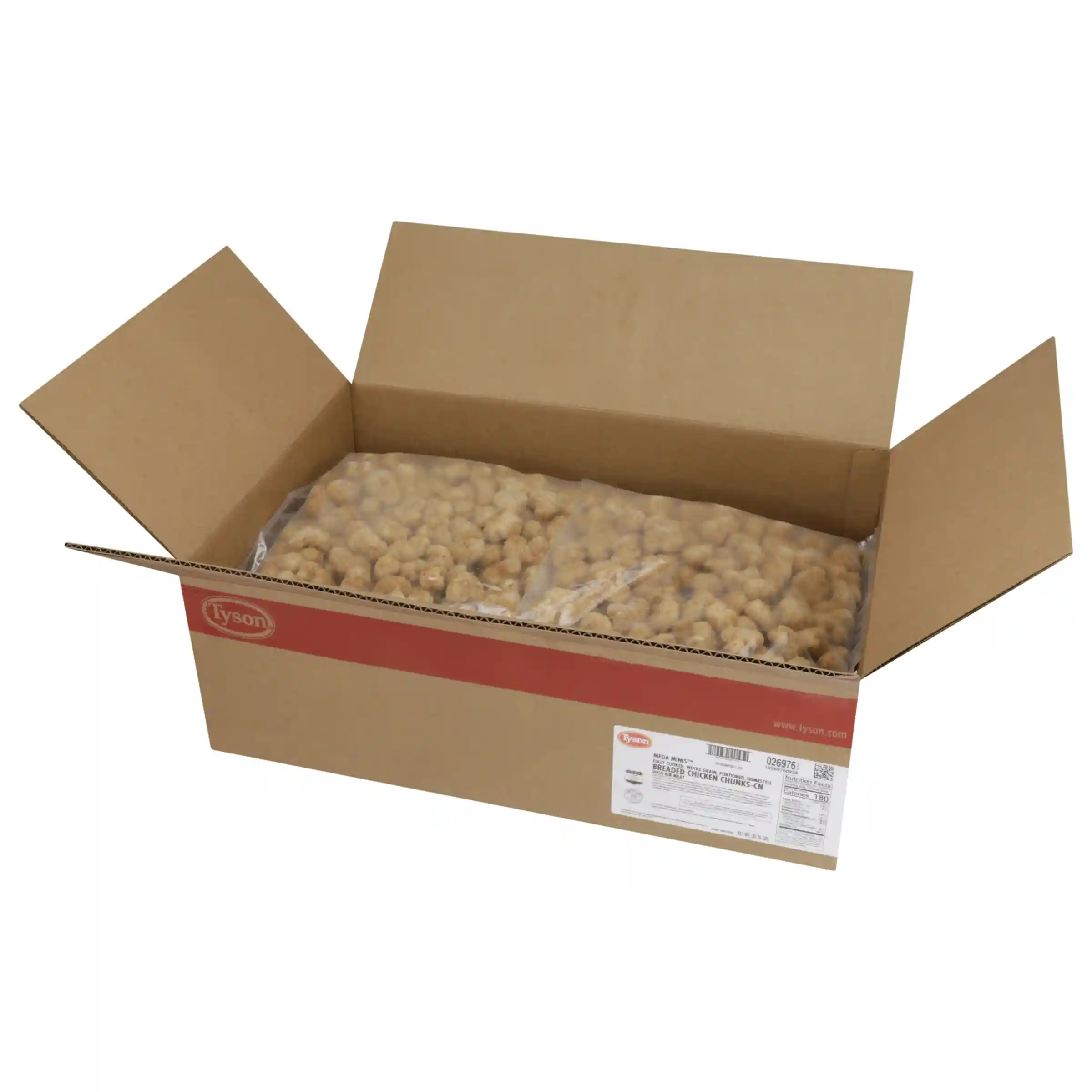 Tyson® Mega Minis® Fully Cooked Whole Grain Breaded Homestyle MWWM Chicken Breast Chunks CN, 0.43 oz. _image_4