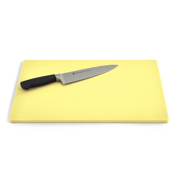 18" x 12" x ½" cutting board in yellow