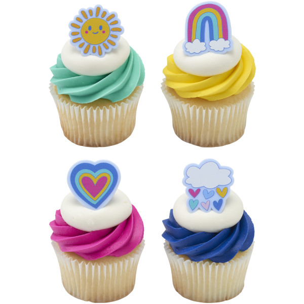 Joyful Sunshine Cupcake Rings