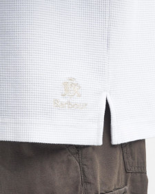 Barbour x Baracuta Henley Relaxed T-Shirt White
