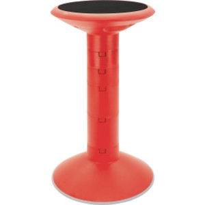Wiggle stool, 12 to 24-inch, Red