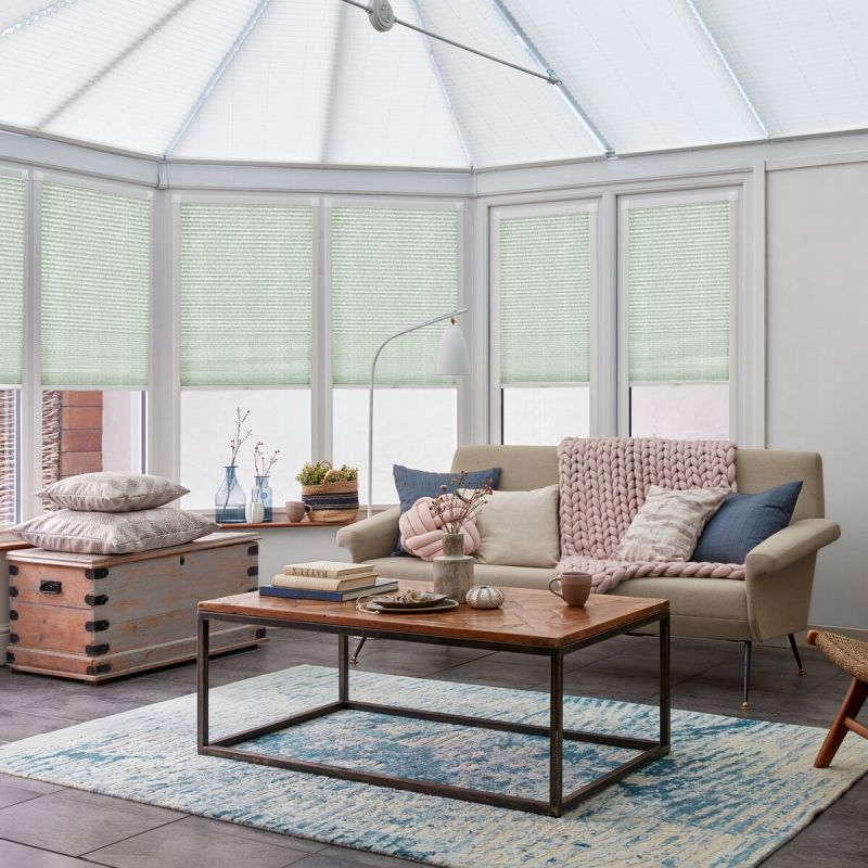 Odell Mint Pleated blind