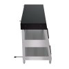 55-inch-wide 208-240-volt 4-pan humidity-controlled hot food display case