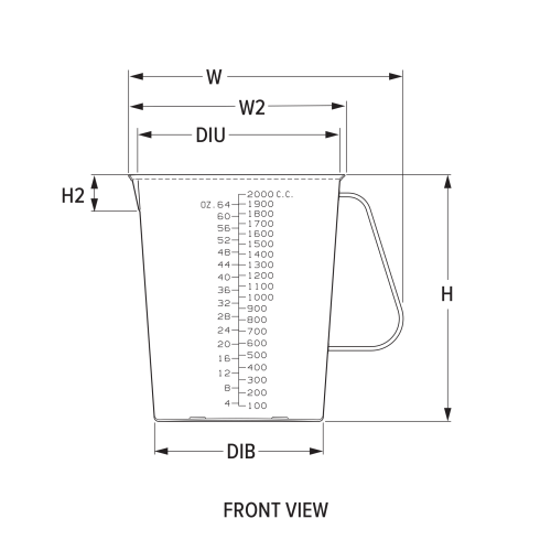 Engineering front view
