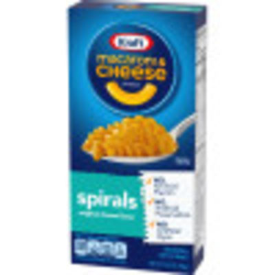 Kraft Spirals Original Macaroni & Cheese Dinner, 5.5 oz Box