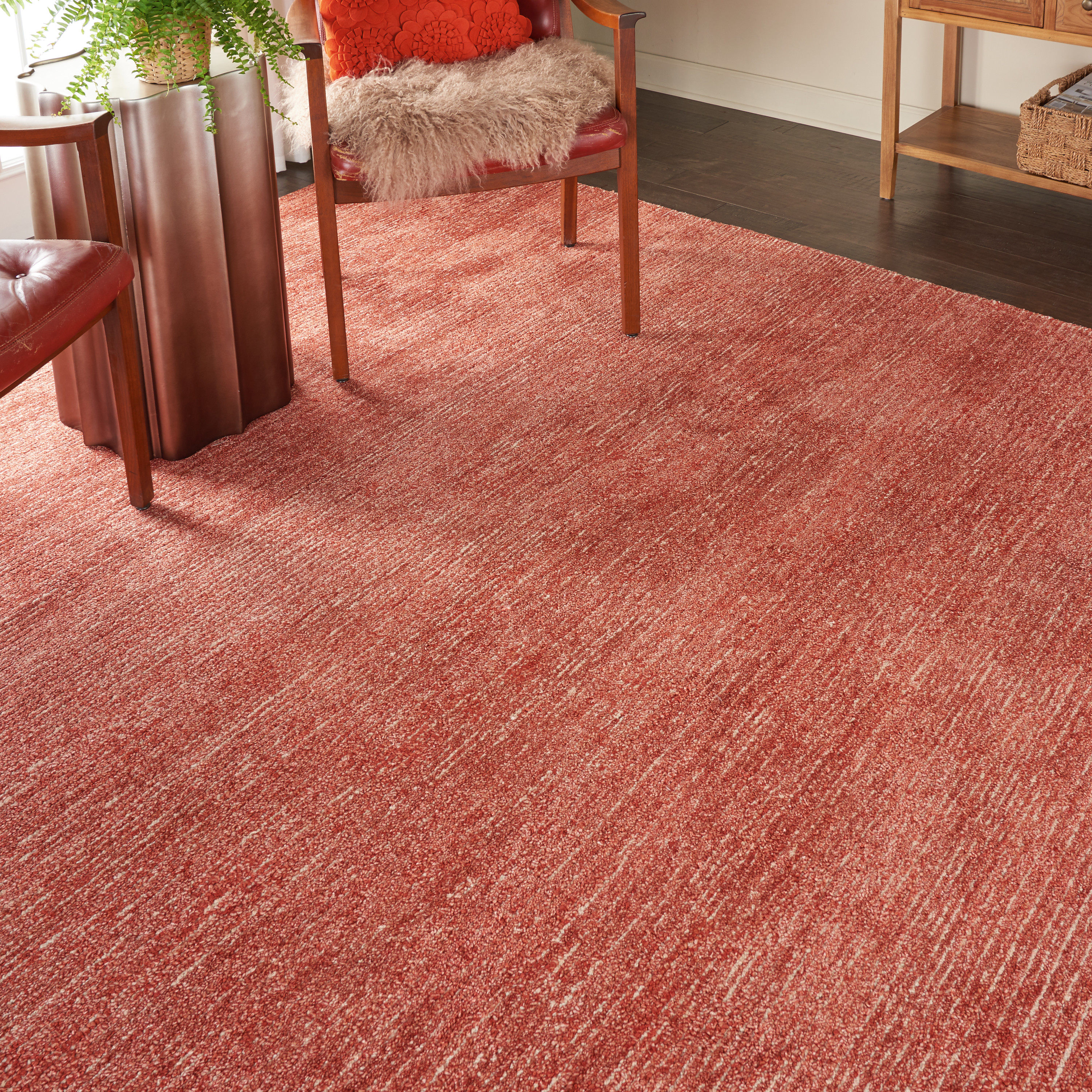 Nourison Weston 9'6" x 13' Brick Modern Indoor Rug