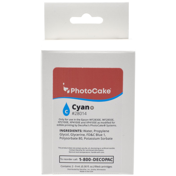 Epson “E” Series Cartridge - Cyan - Red 3 Free PhotoCake® Ink