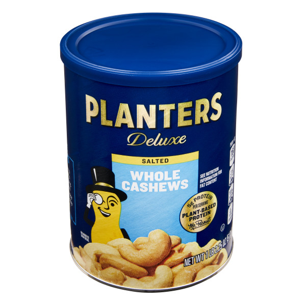 PLANTERS(r) Deluxe Whole Cashews 12/18.25oz . C1C1 - Front Center In Package (Hi Res)