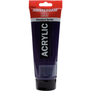 Tubo de pintura acrílica estándar, 250 ml, azul violeta permanente 568
