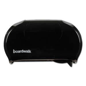 Boardwalk, Twin, Standard Bath Tissue Dispenser, Black