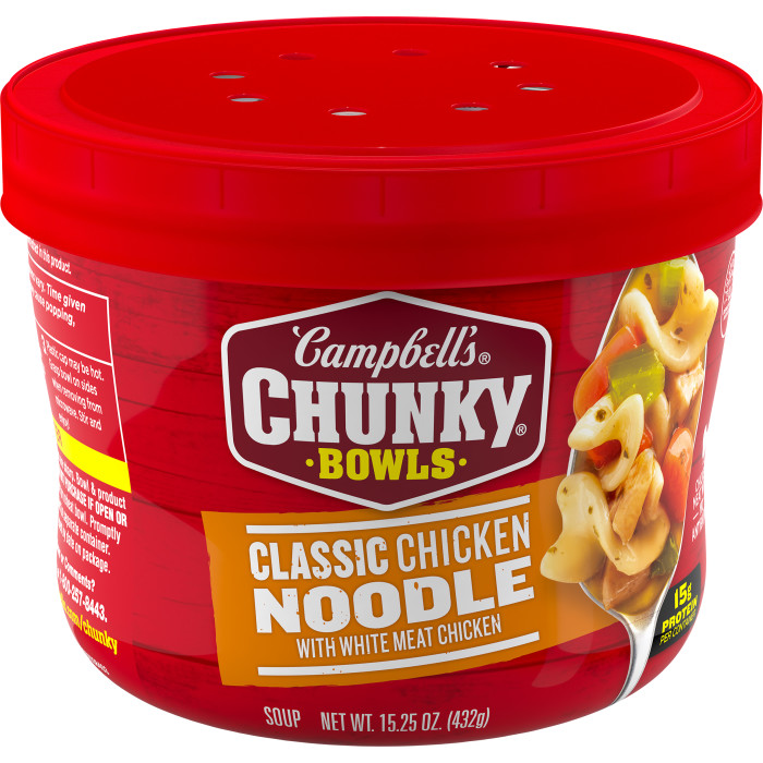 Chicken Noodle Soup Microwavable Bowl
