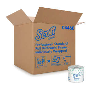 KIM04460, Kimberly Clark, Scott, 2 ply, 4in Bath Tissue