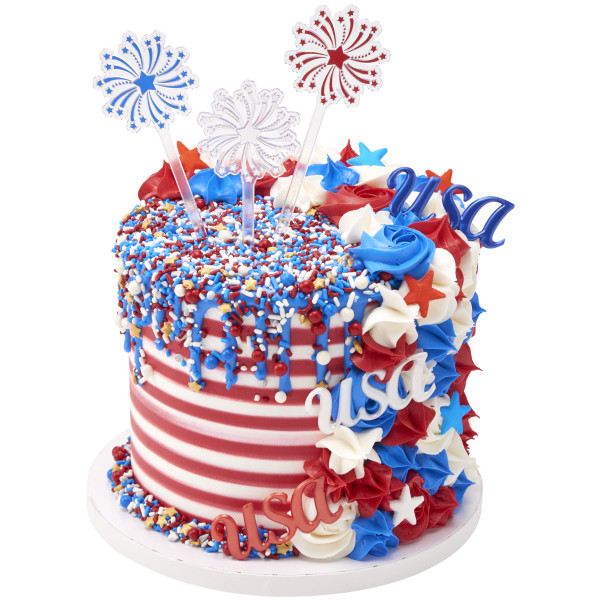 USA Script Cupcake Layon