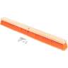Carlisle, Flo-Pac, 36in, Flagged Sweep, Polypropylene Bristles, Orange