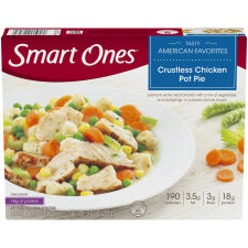 Smart Ones Crustless Chicken Pot Pie with Vegetables, Dumplings & Pot Pie Sauce Frozen Meal 9 oz Box